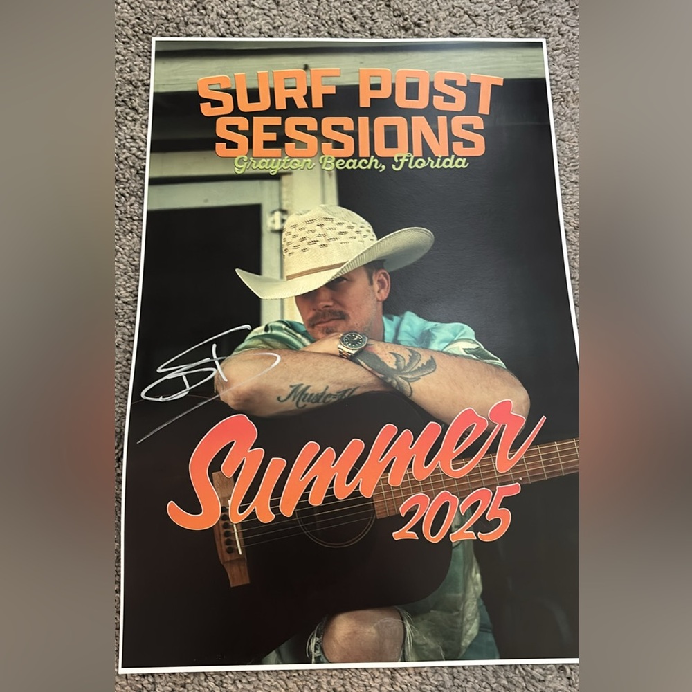 Signed Brian Kelley Poster